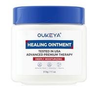 OUKEYA Ungüento Curativo, Pomada Reparadora, Bálsamo Reparador, Para Piel Seca, Agrietada e Irritada, Apto para Rostro, Labios y Cuerpo, Protege, Hidrata y Alivia, Con Petrolatum, Bisabolol, 310g