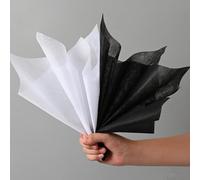 OUKEYI 100 hojas coreanas de algodón para envolver flores, papel de regalo floral no tejido, impermeable, plisado, extraíble, forro de ramo de flores, suministros de tienda de flores, papel de