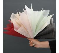 OUKEYI 240 hojas de papel de regalo floral coreano de algodón, no tejido, impermeable, plisado, extraíble, forro de ramo de flores, suministros de tienda de flores, papel de embalaje de regalo floral