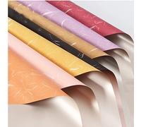 OUKEYI 32 papel de regalo de flores de seda de tinta de nube gruesa, papel de ramo de floristería impermeable, manualidades, regalo o caja de regalo, papel de embalaje de 23 x 23 pulgadas
