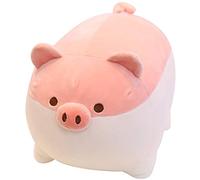 OUKEYI Almohada de peluche de cerdo rosa suave, regalo para niños/parejas, almohada de peluche grande para abrazar, almohada de peluche para cerdo (