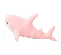 OUKEYI Almohada gigante de peluche de tiburón de 30 pulgadas, juguetes de tiburón suave, almohadas de felpa de tiburón grande para niños, cómoda almohada para dormir, cojín de espalda, regalo para
