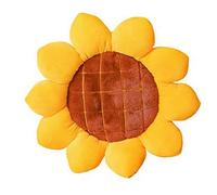 OUKEYI Cojín de suelo con forma de flor de 19.6 pulgadas, bonito cojín de asiento de girasol, cojín de gran tamaño para cama, coche, sofá, silla, sofá u oficina (50 cm)