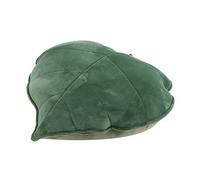 OUKEYI Cojín decorativo con forma de hoja de 20 x 20 pulgadas, diseño de hojas 3D, suave, decoración del hogar, para coche, dormitorio, sofá, sala de estar, color verde