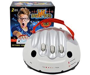 OUKEYI Detector de Mentira de Choque eléctrico, impactante mentiroso Juego de Fiesta Interesante Juego Verdadero o Atrevido Detector de mentiras Broma Juguetes polígrafo Entretenimiento Juego