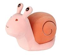 OUKEYI Muñeca de caracol de 14.9 pulgadas de caracol de peluche para niños, regalo de cumpleaños grande (rosa)