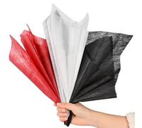 OUKEYI Papel de regalo de flores de seda dibujado a mano, coreano, no tejido, impermeable, plisado, extraíble, papel de forro para ramo de flores, para arreglos de embalaje de floristería, 150 hojas