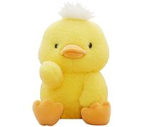 OUKEYI Patos de peluche suaves, animales de peluche de terciopelo suave para niños y niñas (amarillo, 23 cm)