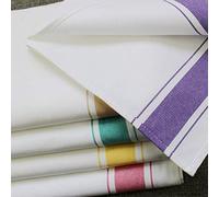 OUKEYI - Servilletas de algodón para Cena, servilletas de Tela Multicolor, Paquete de 5 (13,8 x 19,7 Pulgadas), Mesa/servilletas de algodón para Cena/cóctel para el hogar