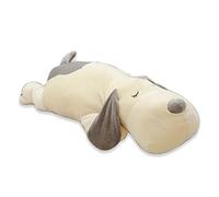 OUKEYI Sleep Dog - Almohada de peluche para abrazar, muy suave, diseño de animales de peluche, color gris, 21 pulgadas