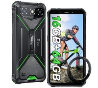 OUKITE G3 Movil Resistente 2025, 16GB RAM+64GB ROM/TF 1TB Móvil Rugerizado, Batería 6300mAh Teléfono Movil Indestructible, 6.0'' Smartphone Android 14, Cámara 13MP, Dual SIM 4G/Face ID/GPS/OTG, Verde
