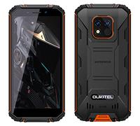 OUKITEL 12500mAh Batería Móvil Impermeable Antigolpes Resistente WP18 Pro, 13MP Doble Cámara IP68 , Octa Core 4GB 64GB, Android 12, 5.93'' HD+, Dual SIM, Huellas Dactilares, GPS NFC Naranja