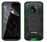 OUKITEL 12500mAh Batería Smartphone Resistente WP18 Pro, 13MP Doble Cámara IP68 Móvil Impermeable Antigolpes, Octa Core 4GB 64GB, Android 12, 5.93'' HD+, Dual SIM, Huellas Dactilares, GPS NFC Verde