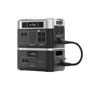 OUKITEL BP2000 Pro Generador Solar con B2000 Batería Expandible, Estacion de Energia Portatil 2200W, 4096Wh LiFePO4 Batería para Camping, Autocaravana, Emergencia