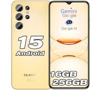 OUKITEL C1 Pro Android 15 Telefonos Moviles Libres - 16GB RAM+256GB ROM/1TB Moviles, Batería 5150mAh Telefono Movil, 6,52" HD+, Cámara 13MP, Triple 4G SIM Smartphone/Fingerprint/Face ID/OTG/3.5mm Jack