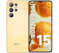 OUKITEL C1 Telefonos Moviles Libres Android 15, 16GB(4+12) + 128GB/1TB Teléfono Móvil, 6,52" HD+, 5150mAh Batería, Cámara 13MP+8MP Móvil, Smartphone Triple 4G SIM GPS/Fingerprint/OTG/3.5mm Jack