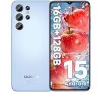 OUKITEL C1 Telefonos Moviles Libres Android 15, 16GB(4+12) + 128GB/1TB Teléfono Móvil, 6,52" HD+, 5150mAh Batería, Cámara 13MP+8MP Móvil, Smartphone Triple 4G SIM GPS/Fingerprint/OTG/3.5mm Jack