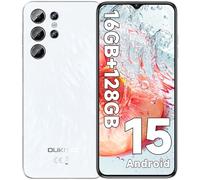 OUKITEL C1 Telefonos Moviles Libres Android 15, 16GB(4+12)+128GB/1TB Teléfono Móvil, 6,52" HD+, Cámara 13MP+8MP Móvil, 5150mAh Batería, Smartphone Triple 4G SIM/GPS/Fingerprint/OTG/3.5mm Jack