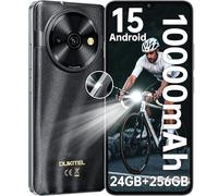 OUKITEL C59 Pro Android 15 Telefonos Moviles Libres - 10000mAh Batería 24GB+256GB/1TB, 120 Lúmenes Smartphone, 6.88 Pantalla HD+ 90Hz 171.2*77.8*13.4mm, peso 293g, 4G Dual SIM/GPS/Fingerprint/Face ID