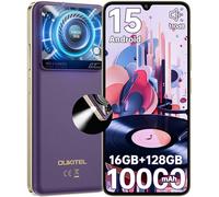 OUKITEL C60 Android 15 Teléfonos Inteligentes - 10000mAh Batería 16GB+128GB/1TB 6.88 Pantalla HD+ 90Hz Telefonos Moviles Libres 110db 120 LM Smartphone 4G DualSIM/Peso 298g/OTG/GPS/Fingerprint/Face ID