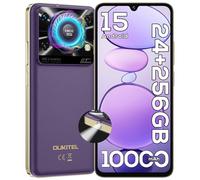 OUKITEL C60 Pro Telefonos Moviles Libres(2025), 24GB(8+16) + 256GB/1TB Teléfono Móvil, 10000mAh Batería Smartphone, 6.88" HD+/90Hz, Cámara 13MP+5MP, 110db/4G Dual SIM/NFC/GPS/Fingerprint/OTG, Violeta