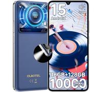 OUKITEL C60 Teléfono Móvil Libres Android 15-16GB+128GB/1TB Batería 10000mAh 6.88 Pantalla HD+ 90Hz Teléfonos Inteligentes 110db 120 LM Smartphone, 4G Dual SIM/Peso 298g/OTG/GPS/Fingerprint/Face ID