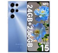 OUKITEL C61 Pro Telefonos Moviles Libres - 24GB+256GB/1TB Smartphone, 6.88" Pantalla HD+ 90Hz Telefono Movil Android 15, Batería 5150mAh, Cámara 13MP Moviles, 4G Dual SIM, NFC/GPS/Altavoz 95 dB, Azul