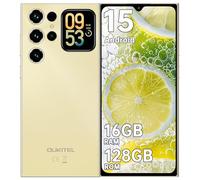 OUKITEL C62 Teléfonos Inteligentes - Telefonos Moviles Libres 6.88" Pantalla HD+ Smartphone 16GB+128GB/1TB Telefono Móvil Android 15 5150mAh Cámara 13MP Dual 4G SIM Face ID 1.8" Pantalla Trasera