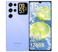 OUKITEL C62 Telefonos Moviles Libres - 6.88" Pantalla HD+ Telefono Movil Inteligentes Smartphone 16GB+128GB/1TB Móvil Android 15 5150mAh Cámara 13MP Dual 4G SIM Face ID 1.8" Pantalla Trasera