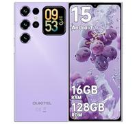 OUKITEL C62 Telefonos Moviles Libres - 6.88" Pantalla HD+ Telefono Movil Inteligentes Smartphone 16GB+128GB/1TB Móvil Android 15 5150mAh Cámara 13MP Dual 4G SIM Face ID 1.8" Pantalla Trasera