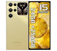 OUKITEL C62PRO Telefonos Moviles Libres Android 15, 24GB(8+16) + 256GB/1TB Teléfono Móvil, 6.88"HD+ 90Hz, 5150mAh Batería Smartphone, Cámara 13MP Moviles, 4G Dual SIM/GPS/NFC/Fingerprint/Face ID, Gol