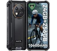 OUKITEL G1 Móvil Irrompible 2026, 10600mAh Móvil Resistente, 24GB+256GB/1TB | Movil Rugerizado, 6.52" Móvil Android 15, 48MP+5MP Telefono Rugerizado,Dual 4G SIM/GPS/OTG/NFC, Negro