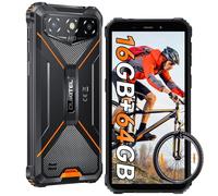 OUKITEL G3 Movil Irrompible, 16GB RAM+64GB ROM/TF 1TB Movil Resistente, Batería 6300mAh Teléfono Móvil Todoterreno, 6.0'' Smartphone Android 14, Cámara 13MP+5MP, Dual SIM 4G/Face ID/GPS/OTG, Naranja