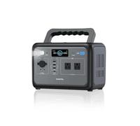 OUKITEL P800E - Estación de energía portátil de 800 W, generador solar con batería LiFePO4 de 512 Wh, generador para USB A, salida C, 1600 W de potencia máxima, carga rápida, 6 kg para camping, viajes