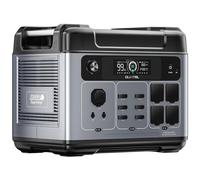 OUKITEL Powerstation P2001 Plus - Generador solar de 2048 Wh con batería LiFePO4, 13 enchufes, 2400 W de emergencia con 1800 W, carga súper rápida para apartamentos, viajes, camping