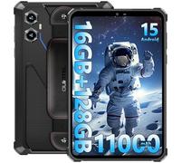 OUKITEL RT3 Plus Tablet Resistente Android 15, Batería 11000mAh/18W Tablet Rugerizada 8 Pulgadas, 16GB+128GB/TF 1TB Rugged Tablets, 16MP+8MP Cámara, NFC/4G Dual SIM/GPS/OTG - Azul