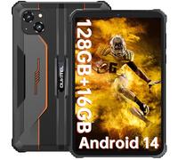 OUKITEL RT3 Pro Tablet Rugerizada - 16GB+128GB 1TB Ampliable Rugged Table, Tablet 8 Pulgadas Android 14, Batería 5150mAh, 16MP+8MP Cámara Tablets, Soporte 4G Dual SIM/WiFi/Face ID/BT 5.0/NFC, Naranja
