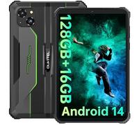 OUKITEL RT3 Pro Tablet Rugerizada - 16GB+128GB 1TB Ampliable Rugged Table, Tablet 8 Pulgadas Android 14, Batería 5150mAh, 16MP+8MP Cámara Tablets PC, Soporte 4G Dual SIM/NFC/Face ID/BT 5.0/GPS, Verde