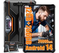OUKITEL RT8 Android 14 Tableta Rugerizada - 12GB+256GB 1TB, 20000mAh/33W, Tablets 11 Pulgadas, IP68 Tablet Antigolpes, Cámara 48MP+32MP, Tablet Resistente Al Agua Dual SIM 4G, 500Nit/NFC (con Soporte)