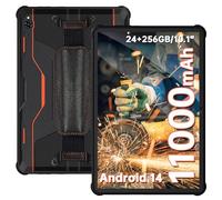 OUKITEL Tablet Rugerizada 10.1 Pulgadas RT9 Android 14 Tableta Resistente 24GB+256GB/TF 1TB Gaming Tablet 11000mAh 16MP+16MP Cámara Dual SIM 4G | WiFi | Face ID | GPS | OTG | IP68 | IP69K