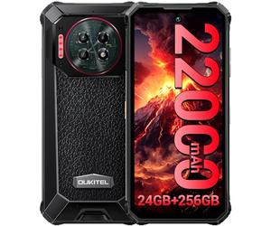 OUKITEL WP19 Pro 2024 - Teléfono móvil irrompible (22000 mAh, batería/33 W, 24 GB+ 256 GB/2TO Smartphone Android 13, 6,8 Pulgadas FHD+ 120Hz, 64MP+20MP Nocturne Vision, Teléfono Face ID/NFC/GPS/3 SIM