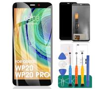 Oukitel WP20 Pantalla LCD para Oukitel WP20 Reemplazo de pantalla LCD WP20 WP20 Kit de piezas de reparación de montaje digitalizador táctil (negro sin marco)