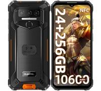OUKITEL WP23 Plus (2025) Movil Irrompible - 10600mAh 24GB RAM+256GB ROM/1TB Móvil Rugerizado, Batería 10600mAh 6.52" HD Android 14 Teléfono Movil, Cámara 13MP, 4G Dual SIM/NFC/GPS/OTG/Face ID, Naranja