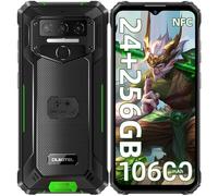 OUKITEL WP23 Plus Movil Resistente (2025), 10600mAh 24GB RAM+256GB ROM/1TB Móvil Irrompible, 6.52" HD Teléfono Móvil Android 14, Cámara 13MP+5MP, 4G Dual SIM/NFC/GPS/OTG/Face ID/IP68/IP69K Movil-Verde