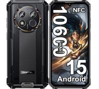 OUKITEL WP28E Móvil Irrompible 2026, 10600mAh Telefono Movil Resistente | 16GB RAM+64GB ROM/1TB TF Movil Rugerizado, 6.52" HD Móvil Android 15, Cámara 13MP/Dual 4G SIM/NFC/GPS/OTG/Face ID, Negro