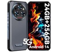 OUKITEL WP35 Movil Resistente 5G - 24GB RAM+256GB ROM(TF 2TB) Móvil Irrompible Android 14, Batería 11000mAh, 6.6'' FHD+Teléfono Movil, Cámara 64MP+32MP, Dual SIM/Fingerprint/Face ID/NFC/OTG, Negro