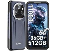 OUKITEL WP39 Pro Movil Resistente 5G, 36GB RAM+512GB ROM/SD 2TB Móviles Irrompible Android 14, 11000mAh/33W Teléfono Moviles 6.6'' FHD+ 2.4K, Cámara 64MP+32MP Móvil Rugerizado, Dual SIM/NFC/GPS/IP68
