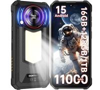OUKITEL WP53S Movil Indestructible Móvil Irrompible Móvil Rugerizado 11000mAh Movil Resistente 16GB+128GB/TF 1TB 6.52"HD Android 15 Movil Todoterreno 13MP 128dB Altavoz Luz de Camping Dual 4G SIM/NFC