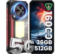 OUKITEL WP56 Movil Resistente Móvil Irrompible 5G Móvil Rugerizado 36GB+512GB/TF 2TB 6.8"FHD+ Movil Indestructible 16000mAh Android 15 Movil Todoterreno 108MP 128dB Altavoz Luz de Camping Dual SIM/NFC
