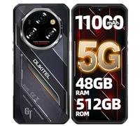 OUKITEL WP62 5G Telefono Movil Resistente Android 15, 48GB RAM+512GB Movil Irrompible, 11000mAh/33W Móvil Rugerizado, 6.6" FHD+ 120Hz, Cámara 108MP+32MP, Dual SIM/NFC/Face ID/OTG/GPS - Negro